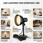 Maizic Smarthome Adjustable LED Recessed Spotlight, Flexible Mini Photography Light for Studio, Video Recording, Product Shoots & Display Lighting