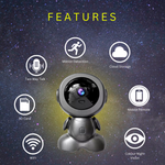 Maizic Smarthome Baby Robot 3MP 360° WiFi CCTV Security Camera for Home Indoor | AI Human Detection, Color Night Vision, 2-Way Audio, Multi-User Viewing, 128GB SD Card Support