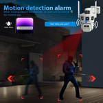 Maizic Smarthome 2K FHD 2 Lens+3 Screen Wireless Wifi Security Camera