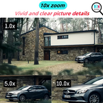 Tricam 10X Optical Zoom 5+5 MP UHD 4G/5G Sim Outdoor CCTV Camera For Home