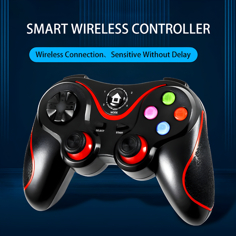 Maizic Smarthome V8 Wireless Bluetooth Gaming Controller | BT 4.0 Gamepad Joystick with Dual Vibration | Compatible with Android, iOS, Windows PC, Laptop, Smart TV, TV Box & Switch | Rechargeable