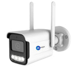 Maizic Smarthome 2MP Full HD Outdoor Bullet CCTV Camera – Wide Angle, Full-Color Night Vision, IP66 Waterproof, Compatible with All 2MP DVRs (Wired, White)