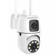 Maizic Smarthome Ask 5MP WiFi AI Agent CCTV Camera | Dual-Lens View | Hindi & English Voice Daily Briefing | Face Recognition, Smart Journal, ProofCam Video Evidence & Colour Night Vision