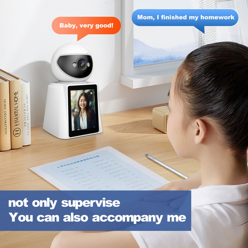 Maizic Smarthome 4MP Ultra Easy Single Click Video Calling WiFi Indoor Camera