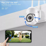 5MP FHD 4G (All sim Support) Wireless Pan Tilt CCTV Camera