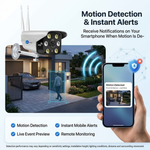 Maizic Smarthome 4G SIM Bullet CCTV Camera for Home Outdoor | 1080P HD Security Camera Without WiFi | Color Night Vision | 9 IR LEDs & White LED Light | Motion Detection | Two-Way Talk | Weatherproof Design