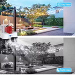 Maizic Smarthome 2in1 2K FHD Siren 1080p Resolution WIFI Wireless Outdoor Camera with Dual Lens | 360° View | Alarm | Motion Detection | Color Night Vision | IP66 Weatherproof | Two Way Audio Support Upto 128 GB SD Card