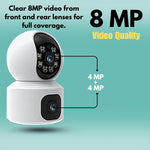 Refurbished Maizic Supercam 10MP WiFi Home Security Camera – 360° PTZ Coverage | Color Night Vision | Smart Motion & Human Detection | 2-Way Talk