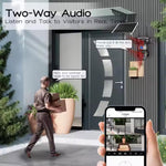 Renewed Maizic Smarthome Batman Solar 4G CCTV Camera (5MP + 5MP) | Dual Lens, Triple Screen FHD View | Outdoor SIM Camera with Color Night Vision, Two-Way Talk, AI Motion Detection & All SIM Support