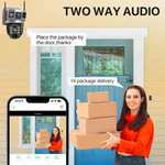 Tricam 10X Optical Zoom 5+5 MP UHD 4G/5G Sim Outdoor CCTV Camera For Home
