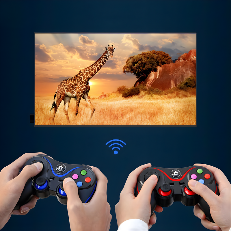 Maizic Smarthome V8 Wireless Bluetooth Gaming Controller | BT 4.0 Gamepad Joystick with Dual Vibration | Compatible with Android, iOS, Windows PC, Laptop, Smart TV, TV Box & Switch | Rechargeable
