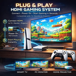 Maizic Smarthome GS5 Pro 4K Wireless Retro Video Game Console with 30,000+ Built-in Games & 53 Emulators | Plug & Play HDMI Gaming System for TV, PC & Projector | Includes 2 Wireless Controllers