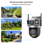 Tricam Shark 5MP+5MP HD 4G Sim Based Pan Tilt CCTV Camera