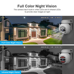 4MP QHD 2560 * 1440p WiFi PTZ Outdoor Home Security CCTV Camera