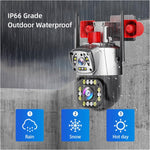 Supercam Siren Camera with 4K 2in1 5MP Dual Lens Wireless Wi-Fi Outdoor Camera