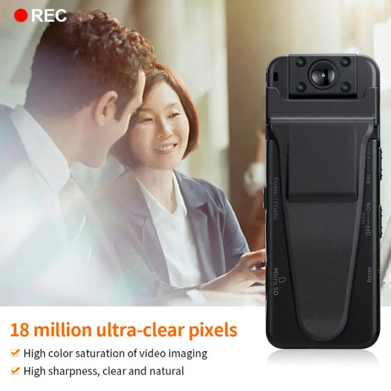 Spy WiFi Body Pocket 12 MP 1080 FHD Wireless Night Vision Camera