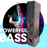 BASS GOD Tower Speaker -Thunderous Bass | Elegant Design | Bluetooth, USB, FM Radio