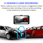 Maizic Smarthome Supercar 1440p Car Dash Cam - 4″ HD Display, Wifi, Night Vision, 170° Wide-Angle View