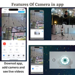 Astro Series by Maizic – Dual Lens 360° WiFi Cameras (Pack of 2) | Live View, AI Protection & Color Night Vision