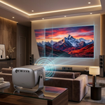 Maizic Smarthome CineCast Pro Smart WiFi Projector | Native 1080P Full HD | 4K Support | 18000 Lumens | Auto Focus & Auto Keystone | 170-Inch Home Theatre | Bluetooth 5.2 | Miracast | HDMI, USB, RJ45