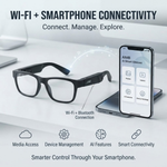 Maizic  Smarthome AI G1MAX Smart Glasses with 8MP Camera – AI Vision, Multilingual Translation, Wi-Fi, HD Video Recording, Built-in Mic & Photochromic Lenses