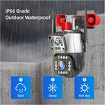 Maizic Smarthome Supercam Siren Camera with 4K 2in1 5MP Dual Lens Wireless Wi-Fi Camera