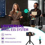 K8 Wireless Collar Mic Mini Omnidirectional Lapel Collar for iPhon&Android TypeC Microphone