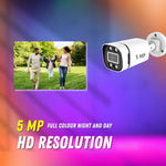 Maizic Smarthome Pack of 2 | 8MP Full HD Outdoor Wired IP Bullet CCTV Cameras | Ethernet Connectivity, Built-in Audio, Star Light Night Vision, ONVIF & NVR Compatible, 2-Year Warranty