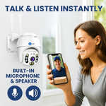 Maizic Smarthome Orange Fox 5MP WiFi PTZ Camera | Full HD Pan-Tilt CCTV with Two-Way Audio, Motion Detection, Color Night Vision, Waterproof, SD Card Support (Up to 128GB)