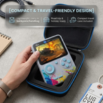 Maizic Smarthome G5 Retro Game Box 500-in-1 Handheld Console | 3-Inch Color Display | Rechargeable Retro Gaming Device | Portable Classic Game Player for Kids & Adults | Purple