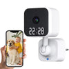 Maizic Smarthome 3MP FHD WiFi Clock Camera | Plug & Play Indoor CCTV with Color Night Vision, Motion Detection, Two-Way Talk, Multi-User Access & 128GB SD Card Support