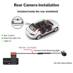Maizic SmartHomes Navic Duo 4K Dual Channel Car Dash Camera | 5MP UHD Front & 1296P FHD Rear Recording | Built-in Wi-Fi, GPS | 3.4