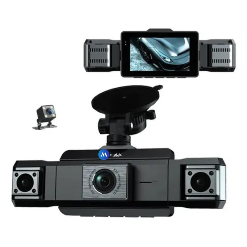 Maizic Smarthome DriveCam Pro ( 1920*1080P)*4 FHD 4-Channel Dash Camera | 360° Quad Camera Recording | Front, Left, Right & Rear Coverage | Night Vision | G-Sensor | 3