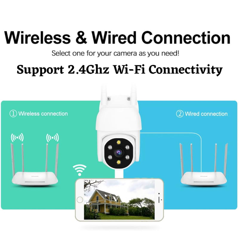 Maizic Ultracam Fox 5MP Full HD Wi-Fi CCTV Camera | AI Human & Motion Detection | 2-Way Audio | Night Vision | Waterproof IP66 | 2.4GHz WiFi & Hotspot | Home Security Surveillance