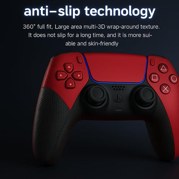 Maizic Smarthome Play-X-Red-5 Wireless Gamepad Dual/Asymmetric Motors, Plug & Play, 800mah Battery, 3.5mm Headset Jack, Game Controller Supports P3/P4, PS4 (Windows | Android)