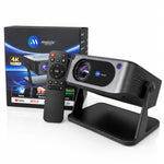 Maizic Smarthome Xnano T200 Smart Mini Projector, Native 1080P Full HD 4K Video Decode Supported, Android 14, Auto Keystone, 15000 lm, WiFi 6 & BT 5.0, 40-200