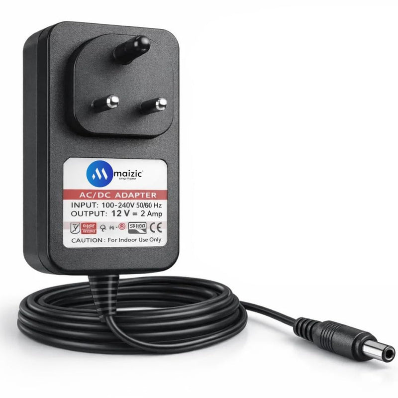 Maizic Smarthome 12V Mini UPS Power Backup for WiFi Router, 6000mAh EV Grade A+ Battery, Up to 18 Hours Backup, Zero Switching Time, 12V 2A Output, Overcharge & Deep Discharge Protection, for Modem