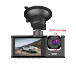 Maizic Navic X3 4K 3-Channel Dash Cam – Front, Rear & Inside, Wi-Fi, G-Sensor, IR Night Vision, 24H Parking Monitor
