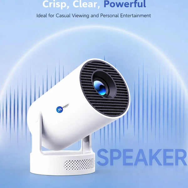Maizic Smarthome Ultra+ 4K Smart LED Projector | Native 2160p FHD | Android 13 | 8000 Lumens | Wi-Fi 6 & BT 5.4 | Miracast | Auto Keystone | Google Assistant | Netflix, Prime Video, YouTube