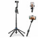 Maizic Smarthome 1.8M AI Auto Face Tracking Selfie Stick Tripod, 360° Rotating Mobile Phone Stand with Bluetooth Remote, Foldable Extendable Tripod for Vlogging, Reels, Selfies & Live Streaming