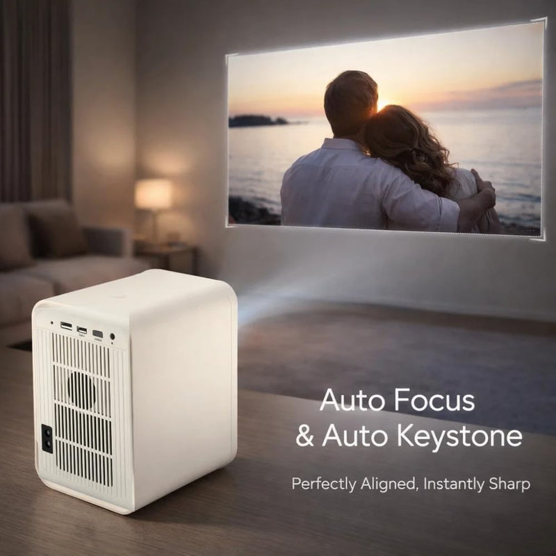 Maizic Smarthome Tej Ultra Pro 8K Smart LCD Projector | 15000 Lumens | Native 7680×4320 Resolution | Android 13 | Auto Keystone & Auto Focus | 130” Screen | Netflix, Prime Video, YouTube | WiFi6&BT5