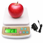 Maizic Smarthome SF-400A Digital Kitchen Weighing Scale 10kg x 1g | High-Precision Electronic Weight Machine with LCD Display, Tare & PCS Counting, Adapter Support | Ideal for Kitchen, Home, Office & Laboratory