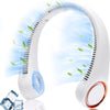 Maizic Smarthome Bladeless Neck Fan – USB Rechargeable, Hands-Free Portable Cooler with 3-Speed Airflow | Lightweight & Stylish (White)