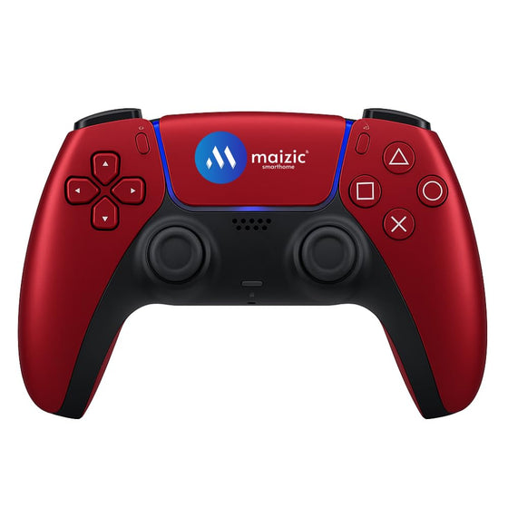 Maizic Smarthome Play-X-Red-5 Wireless Gamepad Dual/Asymmetric Motors, Plug & Play, 800mah Battery, 3.5mm Headset Jack, Game Controller Supports P3/P4, PS4 (Windows | Android)