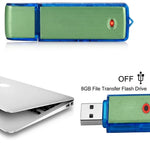 Maizic Smarthome USB Voice Recorder 8GB, Digital Audio Recording Pen Drive with Clear HD Sound, Portable Mini Audio Recorder for Meetings, Lectures, Interviews, Office & Personal Use