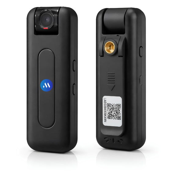 Maizic Smarthome ProofCam B4 1080P FHD 4G Body Camera with SIM Card Support, Wearable Clip Camera, 180° Rotatable Lens, Live View App, Photo & Video Recording, Loop Recording, USB Type-C