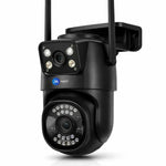 Maizic SmartHomes Mini Supercam Black 4G SIM Outdoor Security Camera | 5MP+5MP Dual Lens | Dual Screen Live View | Free SIM & 1-Month Data Plan | Color Night Vision | AI Motion Detection | Two-Way Audio | Multi-User Access