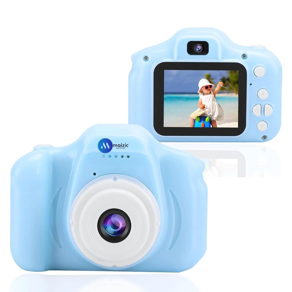 Maizic Smarthome Kids Digital Camera for Photos & Video | Mini Camera Toy with 2-Inch Screen & USB Rechargeable | 40 MP Camera Toy | Fun & Educational Gift for Boys & Girls Age 3-10 | (Camy Blue)