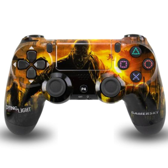 Maizic Smarthomea Funetic Zombie Survival Game Themed Bluetooth Wireless P4 Gaming Controller | PC, Smartphone | Dual Vibration, Turbo, Touchpad, Type-C Fast Charging, 10hr Battery