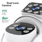 Maizic Supercam Lynox 4G/5G SIM CCTV Camera – 4MP+4MP Full HD, 360° Coverage, Night Vision, Two-Way Audio, Cloud & SD Storage